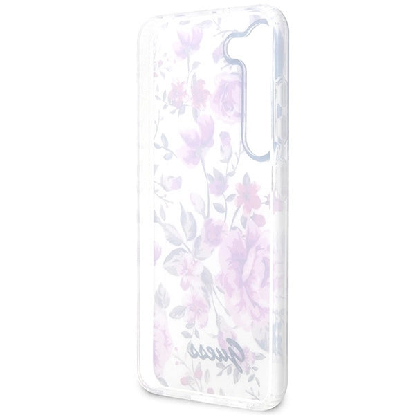 Guess GUHCS23SHCFWST S23 S911 white/white hardcase Flower Collection_6