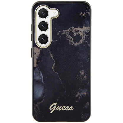 Guess GUHCS23SHTMRSK S23 S911 black/black hardcase Golden Marble Collection_2
