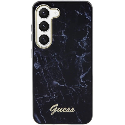 Guess GUHCS23SPCUMAK S23 S911 black/black hardcase Marble_2