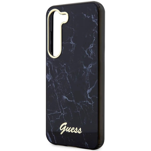 Guess GUHCS23SPCUMAK S23 S911 black/black hardcase Marble_5