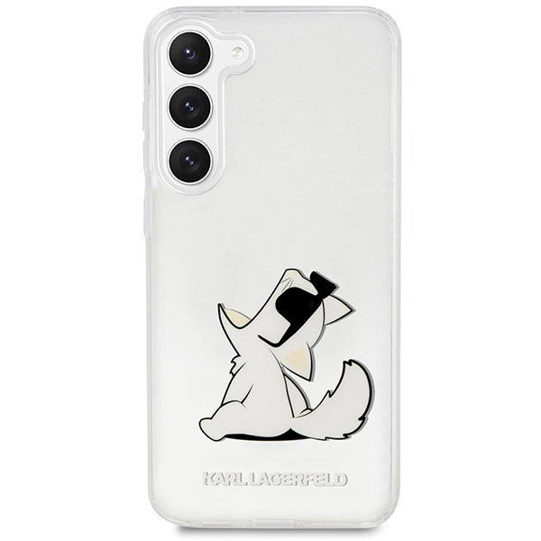 Karl Lagerfeld KLHCS23MCFNRC S23+ S916 transparent hardcase Choupette Fun_2