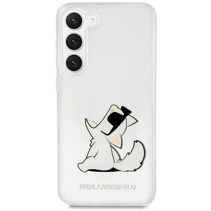 Karl Lagerfeld KLHCS23MCFNRC S23+ S916 transparent hardcase Choupette Fun_2