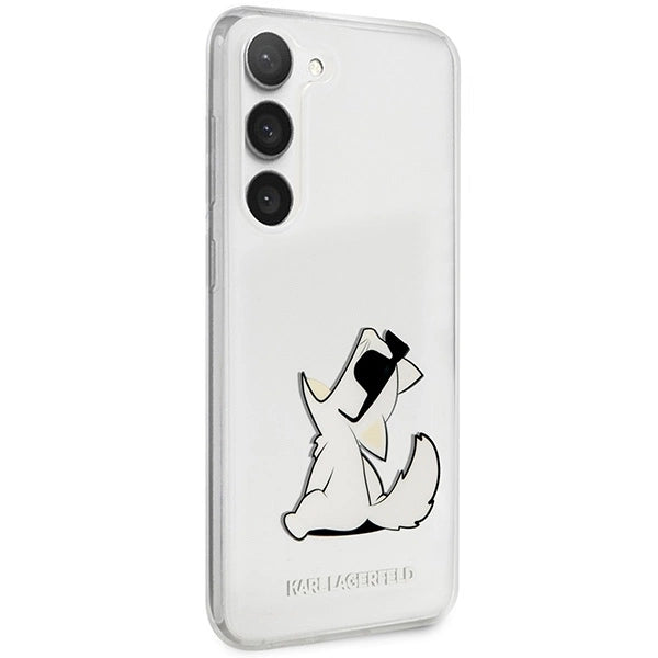 Karl Lagerfeld KLHCS23MCFNRC S23+ S916 transparent hardcase Choupette Fun_3