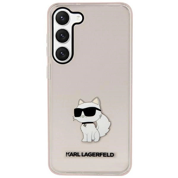 Karl Lagerfeld KLHCS23MHNCHTCP S23+ S916 pink/pink hardcase Ikonik Choupette_0