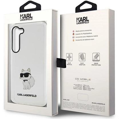 Karl Lagerfeld KLHCS23MHNCHTCT S23+ S916 transparent hardcase Ikonik Choupette_7