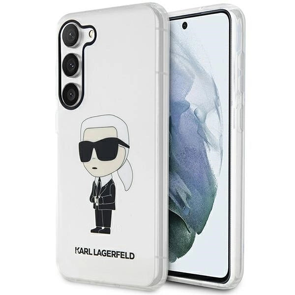 Karl Lagerfeld KLHCS23MHNIKTCT S23+ S916 transparent hardcase Ikonik Karl Lagerfeld_0