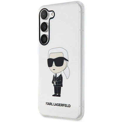 Karl Lagerfeld KLHCS23MHNIKTCT S23+ S916 transparent hardcase Ikonik Karl Lagerfeld_1