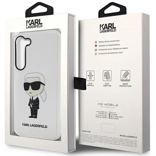 Karl Lagerfeld KLHCS23MHNIKTCT S23+ S916 transparent hardcase Ikonik Karl Lagerfeld_7