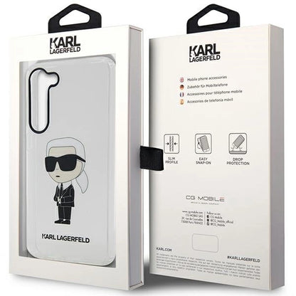 Karl Lagerfeld KLHCS23MHNIKTCT S23+ S916 transparent hardcase Ikonik Karl Lagerfeld_7