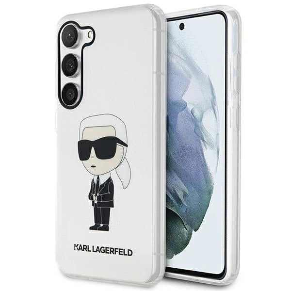 Karl Lagerfeld KLHCS23SHNIKTCT S23 S911 transparent hardcase Ikonik Karl Lagerfeld_0