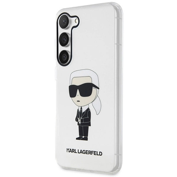 Karl Lagerfeld KLHCS23SHNIKTCT S23 S911 transparent hardcase Ikonik Karl Lagerfeld_1