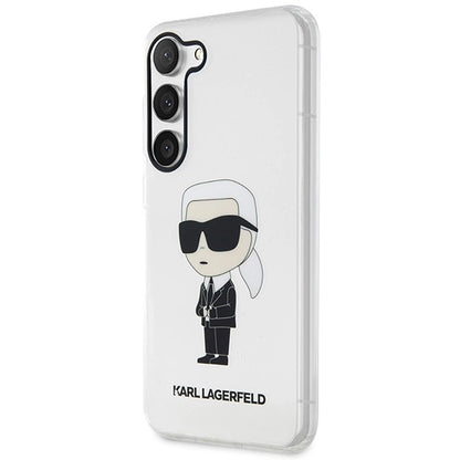 Karl Lagerfeld KLHCS23SHNIKTCT S23 S911 transparent hardcase Ikonik Karl Lagerfeld_1