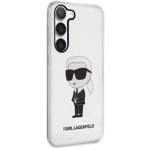 Karl Lagerfeld KLHCS23SHNIKTCT S23 S911 transparent hardcase Ikonik Karl Lagerfeld_3