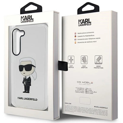 Karl Lagerfeld KLHCS23SHNIKTCT S23 S911 transparent hardcase Ikonik Karl Lagerfeld_7