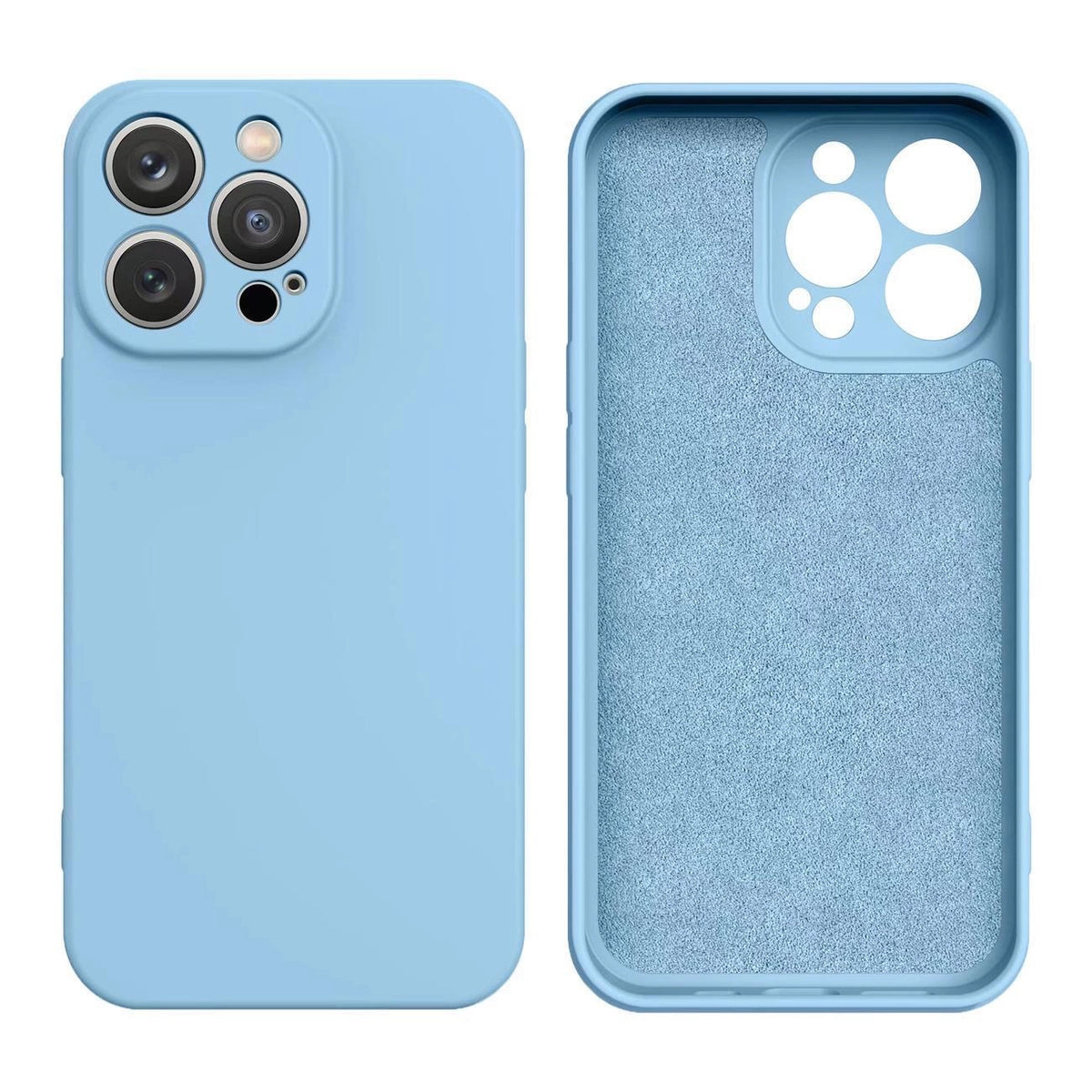 Silicone case for Samsung Galaxy A54 5G silicone cover light blue_0