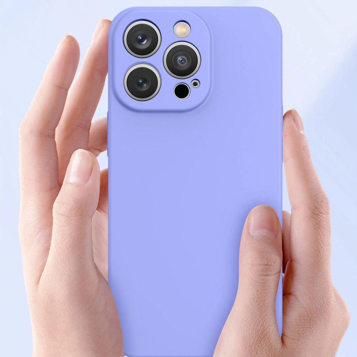 Silicone case for Samsung Galaxy A54 5G silicone cover light blue_3