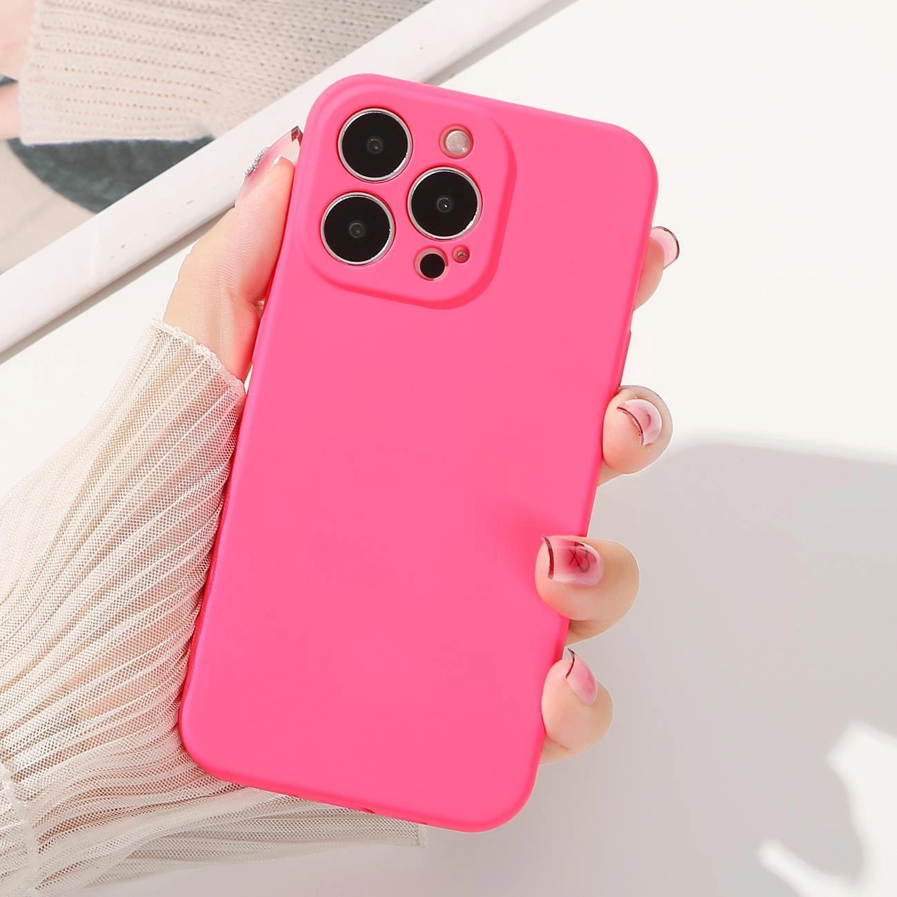 Silicone case for Samsung Galaxy A14 5G / Galaxy A14 silicone case green_10
