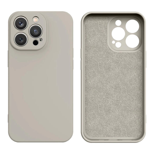 Silicone case for Samsung Galaxy A14 5G / Galaxy A14 silicone cover beige_0