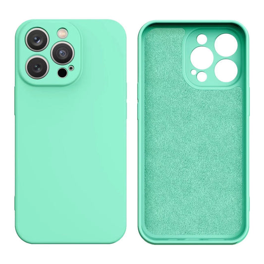 Silicone case for Samsung Galaxy A14 5G / Galaxy A14 silicone cover mint green_0