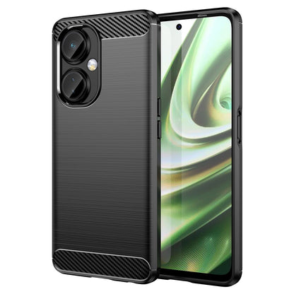 Carbon Case case for OnePlus Nord CE 3 flexible silicone carbon cover black_0