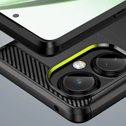 Carbon Case case for OnePlus Nord CE 3 flexible silicone carbon cover black_5