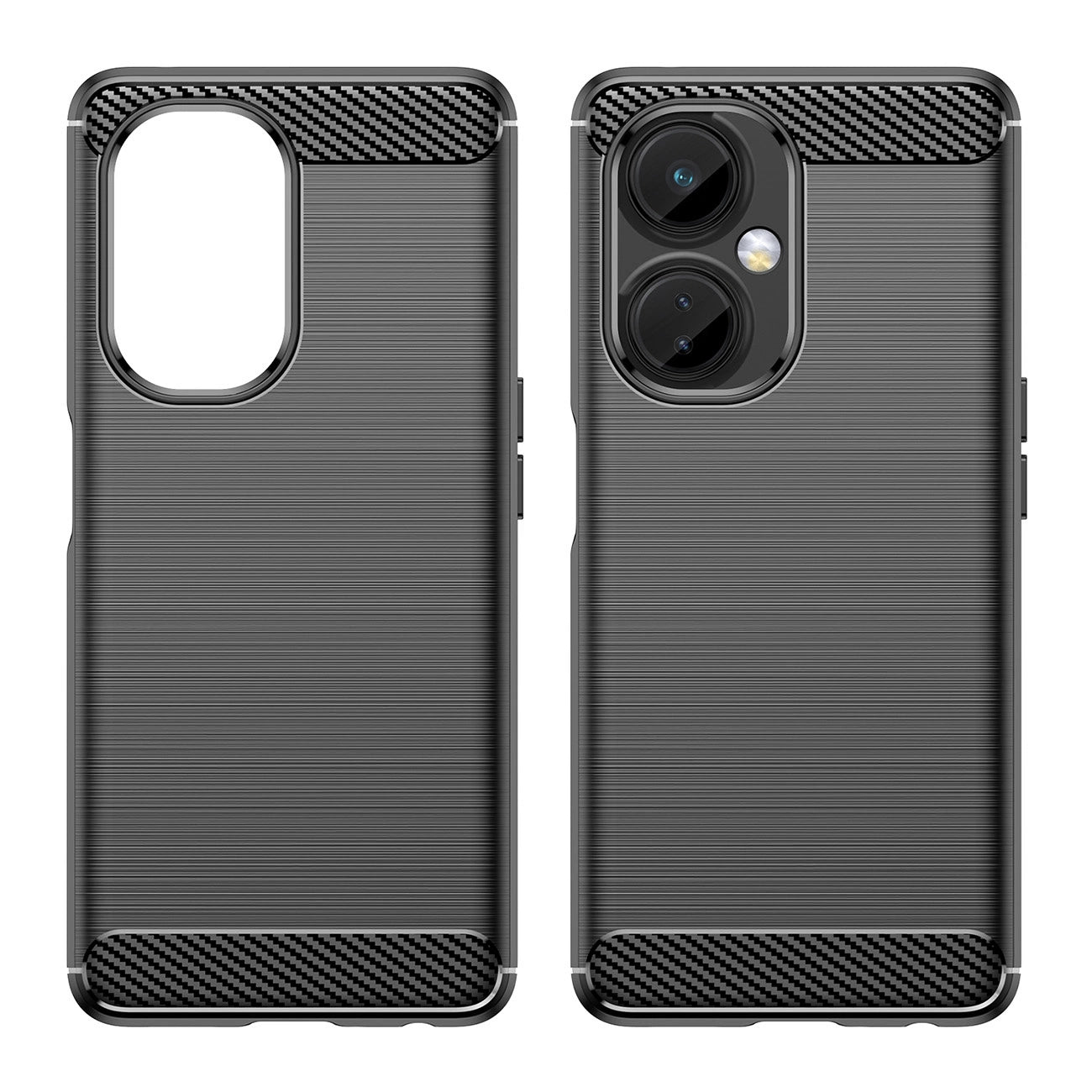 Carbon Case case for OnePlus Nord CE 3 flexible silicone carbon cover black_7