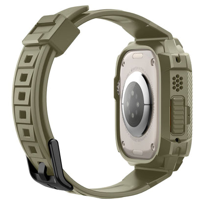 Spigen Rugged Armor Pro Case with Strap for Apple Watch Ultra (49mm) - Green_15
