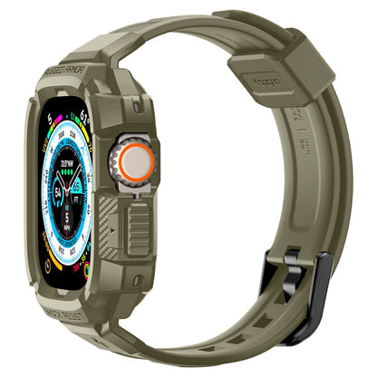 Spigen Rugged Armor Pro Case with Strap for Apple Watch Ultra (49mm) - Green_16