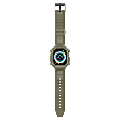 Spigen Rugged Armor Pro Case with Strap for Apple Watch Ultra (49mm) - Green_2