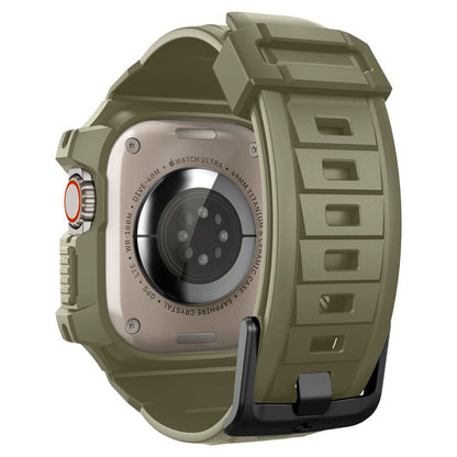 Spigen Rugged Armor Pro Case with Strap for Apple Watch Ultra (49mm) - Green_4