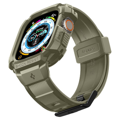 Spigen Rugged Armor Pro Case with Strap for Apple Watch Ultra (49mm) - Green_5
