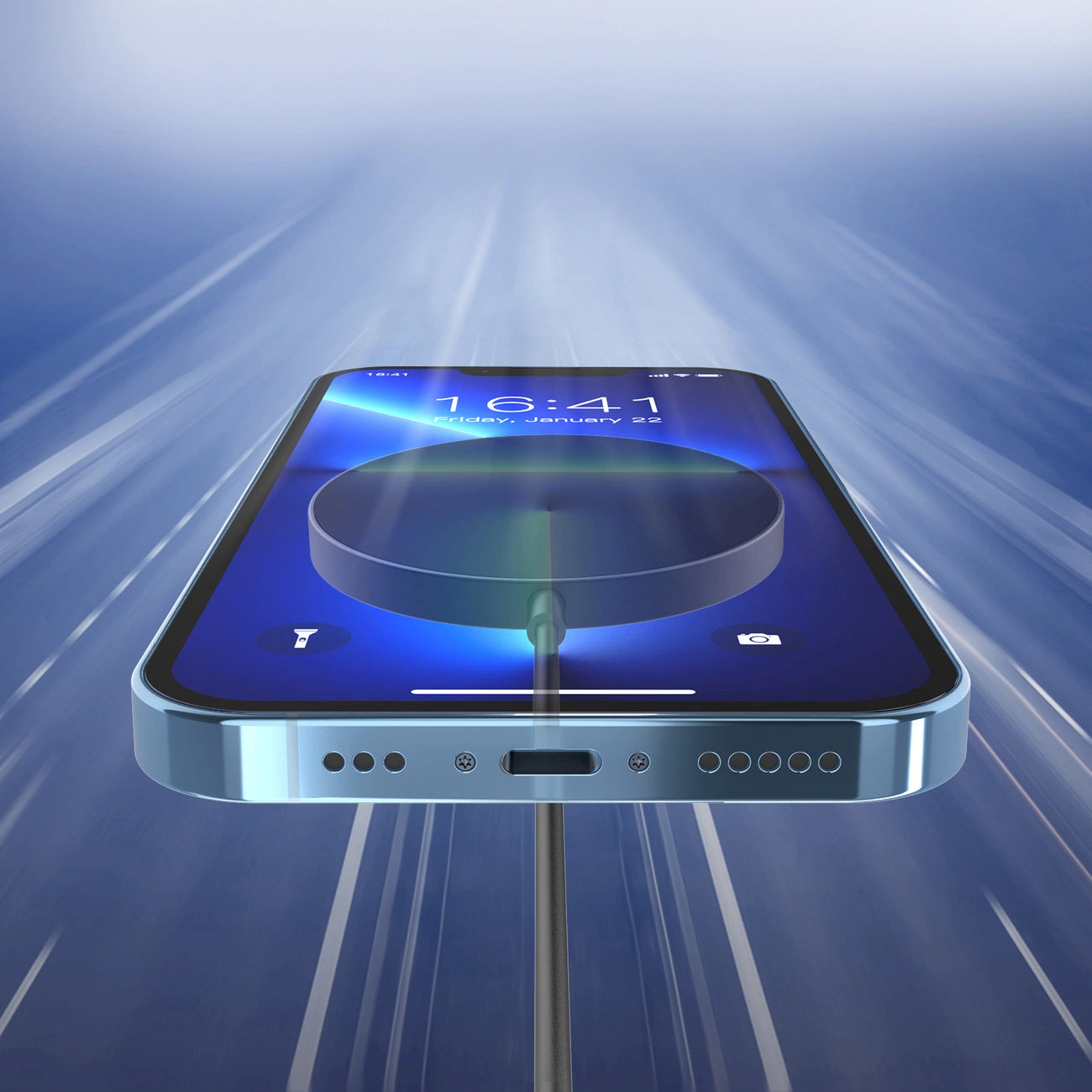 Choetech magnetic wireless charger 15W MagSafe for iPhone 12/13/14 black (T518-F-BK)_4