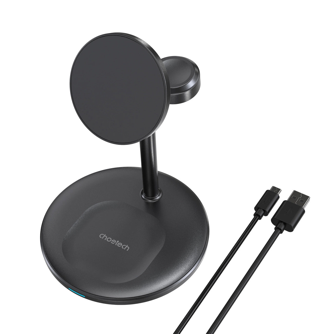 Choetech T585-F 3in1 Magnetic wireless charger station for iPhone 12/13/14 series,AirPods Pro and iwatch charger Black_6