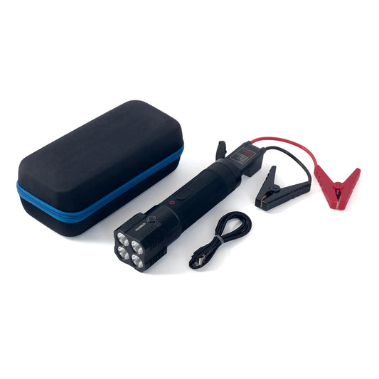 Choetech Jump Starter with Powerbank 8000mAh - LED Flashlight (TC0016) - Black_0