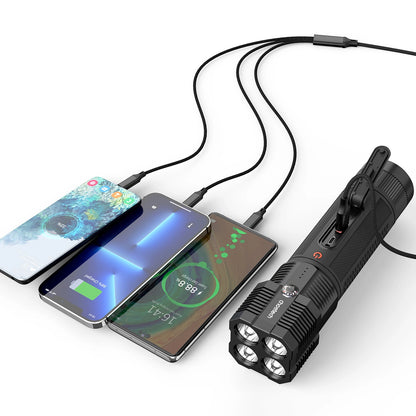 Choetech Jump Starter with Powerbank 8000mAh - LED Flashlight (TC0016) - Black_8
