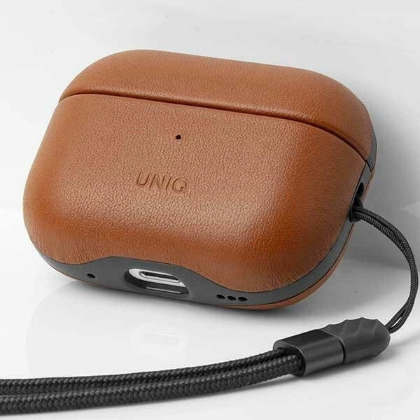Uniq Terra Genuine Leather case for AirPods Pro 2 - brown_1