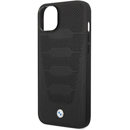 Case BMW BMHCP14S22RPSK iPhone 14 6.1&quot; black/black Leather Seats Pattern_5