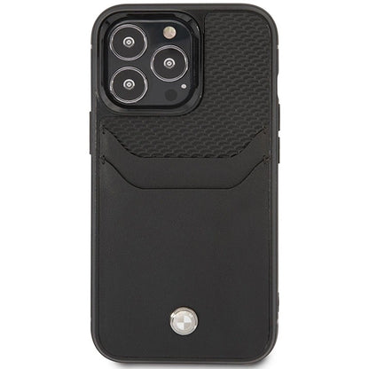 Case BMW BMHCP14X22RSEPK iPhone 14 Pro Max 6.7&quot; black/black Leather Card Slot_2