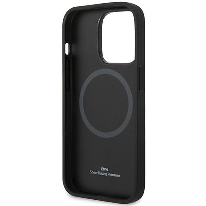 Case BMW BMHMP14L22RPSK iPhone 14 Pro 6.1&quot; black/black Leather Seats Pattern MagSafe_6
