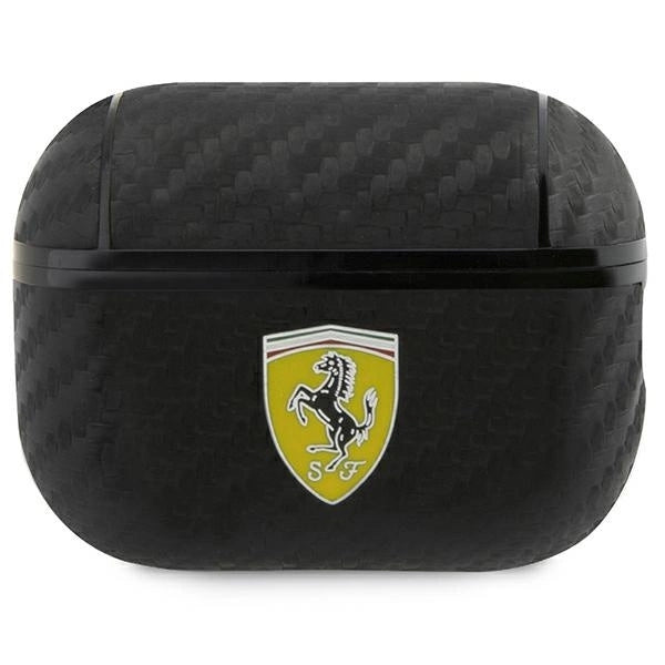 Ferrari FESAP2CABK AirPods Pro 2 cover black/black On Track PU Carbon_0