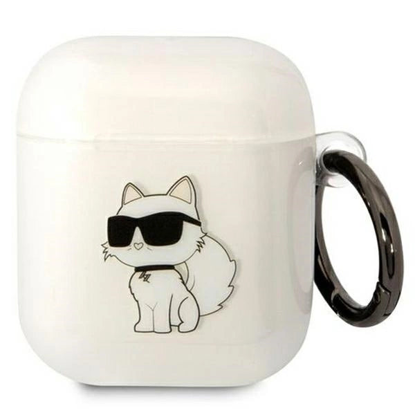 Karl Lagerfeld KLA2HNCHTCT Airpods 1/2 cover transparent Ikonik Choupette_0