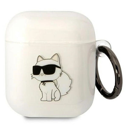 Karl Lagerfeld KLA2HNCHTCT Airpods 1/2 cover transparent Ikonik Choupette_0