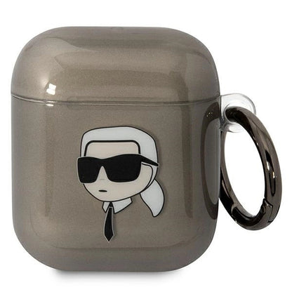 Karl Lagerfeld KLA2HNIKTCK AirPods 1/2 cover black/black Karl`s Head_0