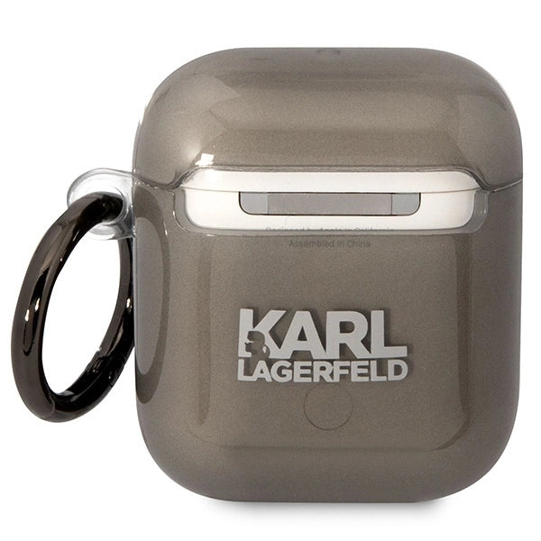 Karl Lagerfeld KLA2HNIKTCK AirPods 1/2 cover black/black Karl`s Head_1