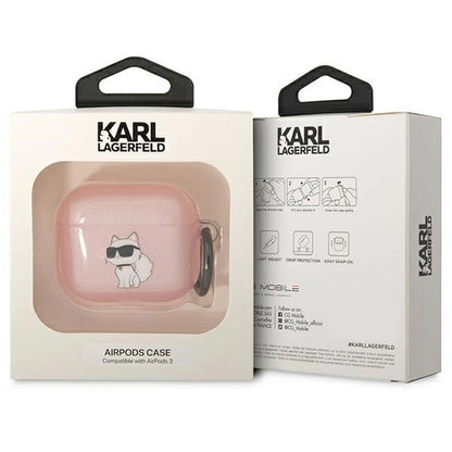 Karl Lagerfeld KLA3HNCHTCP Airpods 3 cover pink/pink Ikonik Choupette_2