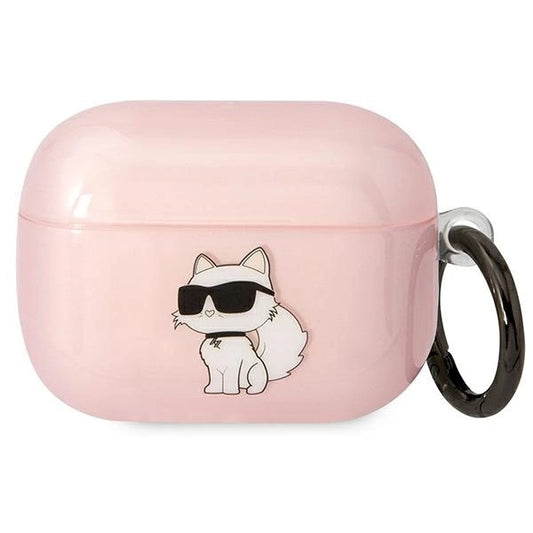 Karl Lagerfeld KLAPHNCHTCP Airpods Pro cover pink/pink Ikonik Choupette_0