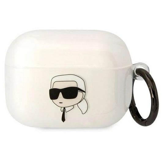 Karl Lagerfeld KLAPHNIKTCT AirPods Pro cover transparent Karl`s Head_0