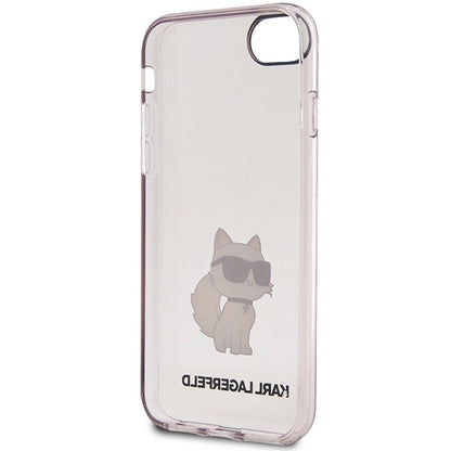 Karl Lagerfeld KLHCI8HNCHTCP iPhone 7/8/ SE 2020 / SE 2022 pink/pink hardcase Ikonik Choupette_3