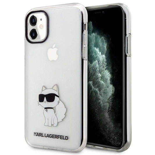 Karl Lagerfeld case for iPhone 11 / XR from the Ikonik Choupette series - transparent_0