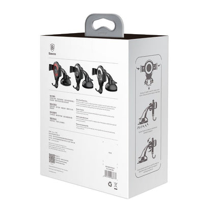 Baseus Osculum SUYL-XP01 gravity car holder for windshield or dashboard - black_21